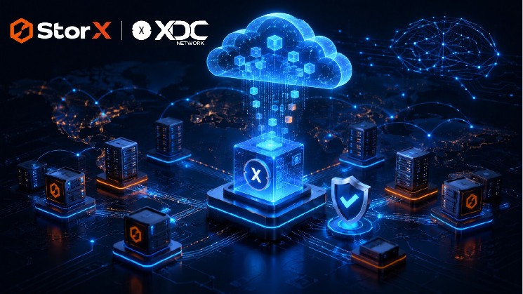 StorX укрепляет свою инфраструктуру DePIN, запуская мастерноды XDC для эпохи искусственного интеллекта
